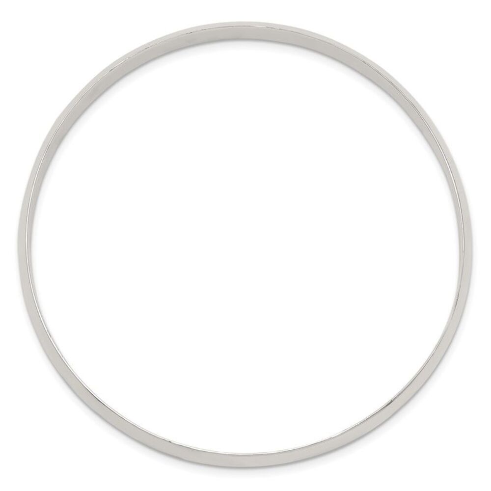 Kazi Luxury Sterling Silver 7mm Solid Polished Pl… - image 2